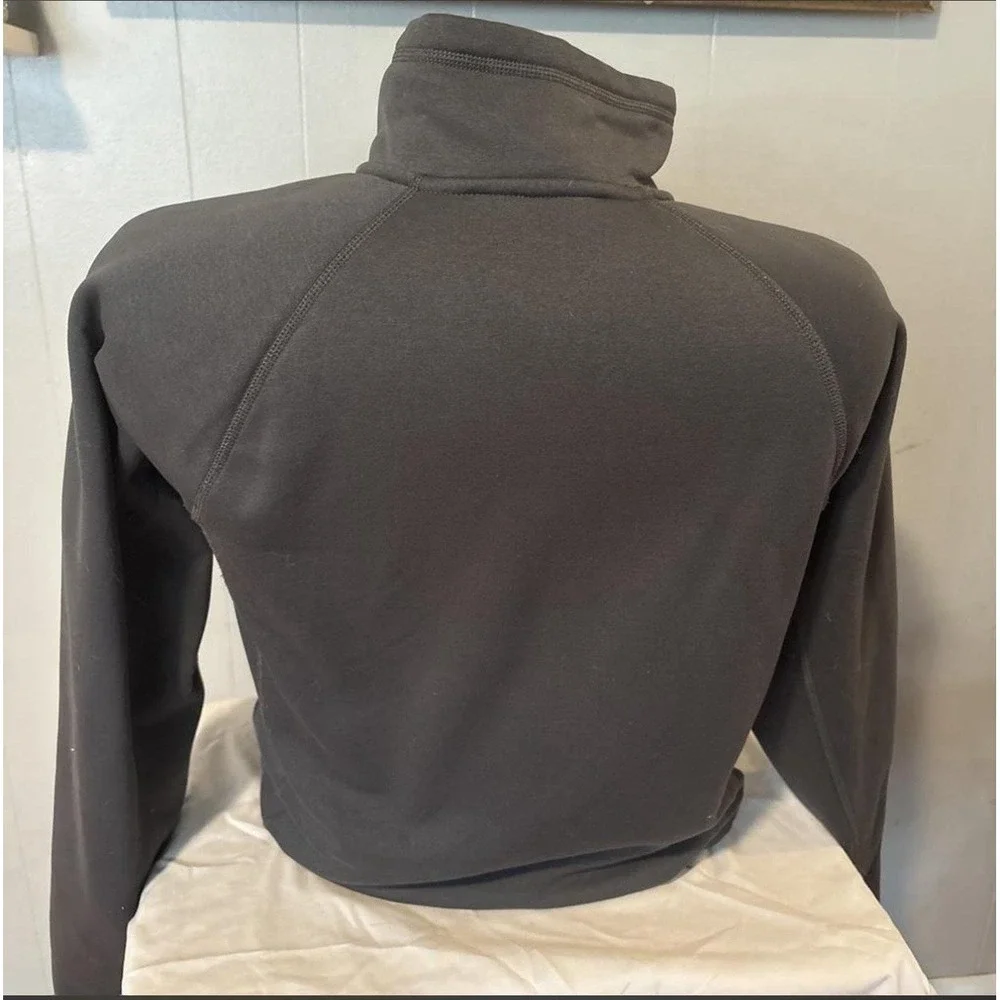 The North Face Men's Gray Full Zip Jacket Stand-Up Collar Regular Fit S